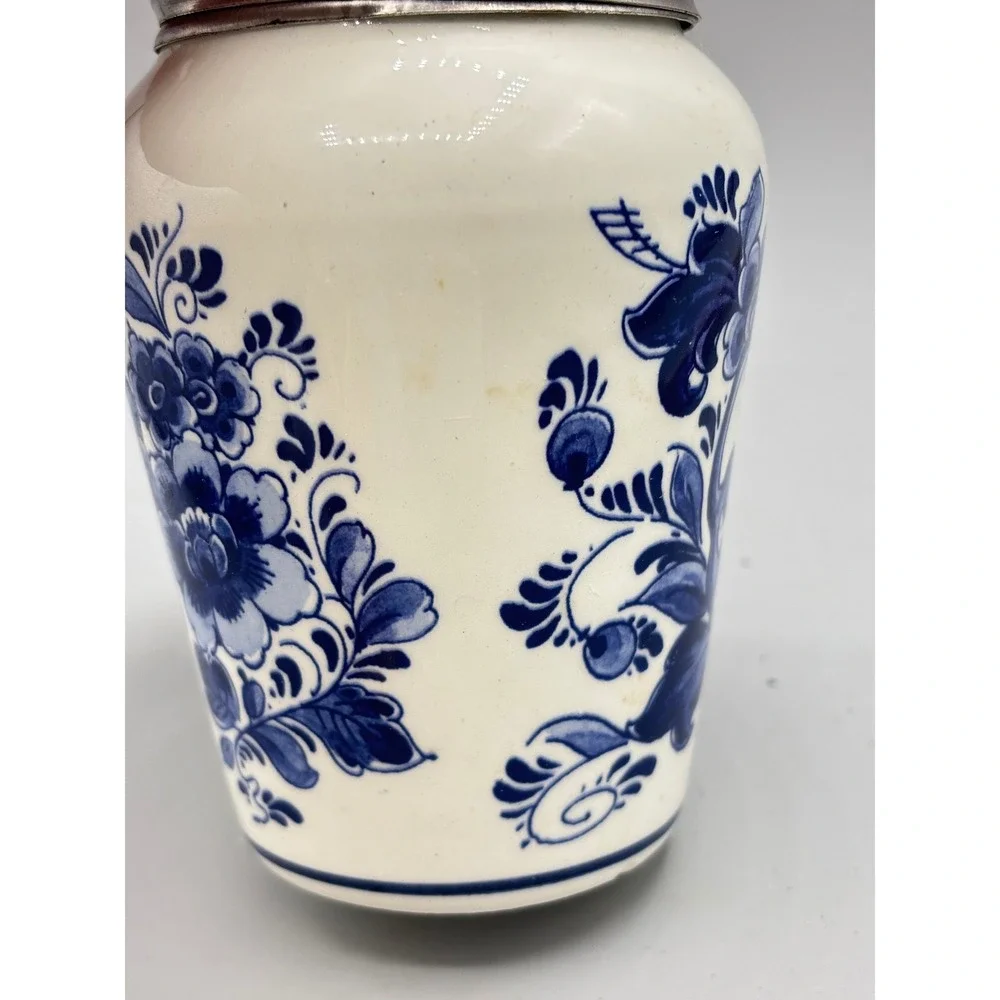 Montagne Original Delft Sugar Shaker Handpainted Windmill Blue White Holland